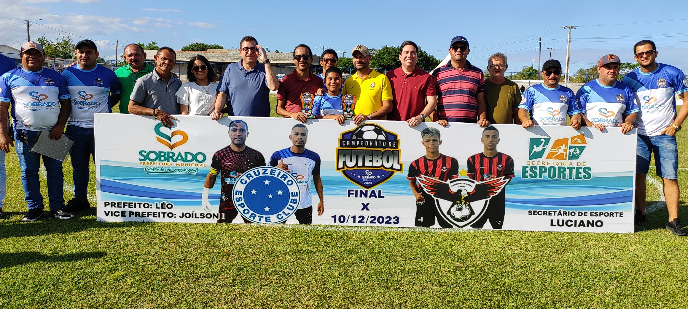 Prefeitura Municipal de Sobrado realiza o maior Campeonato de Futebol de sua história em 2023